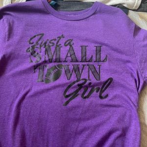 just a small town girl tee shirt